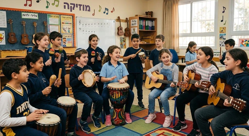 למידת כלי נגינה לילדי יסודי